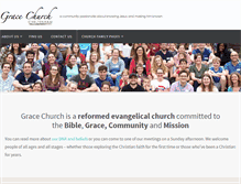 Tablet Screenshot of gracechurchcheltenham.org